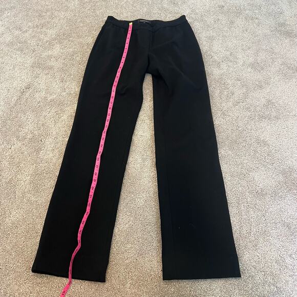 Lafayette 148 New York Women's Black Pull On Straight Leg Trouser Pant Size S - Picture 6 of 11